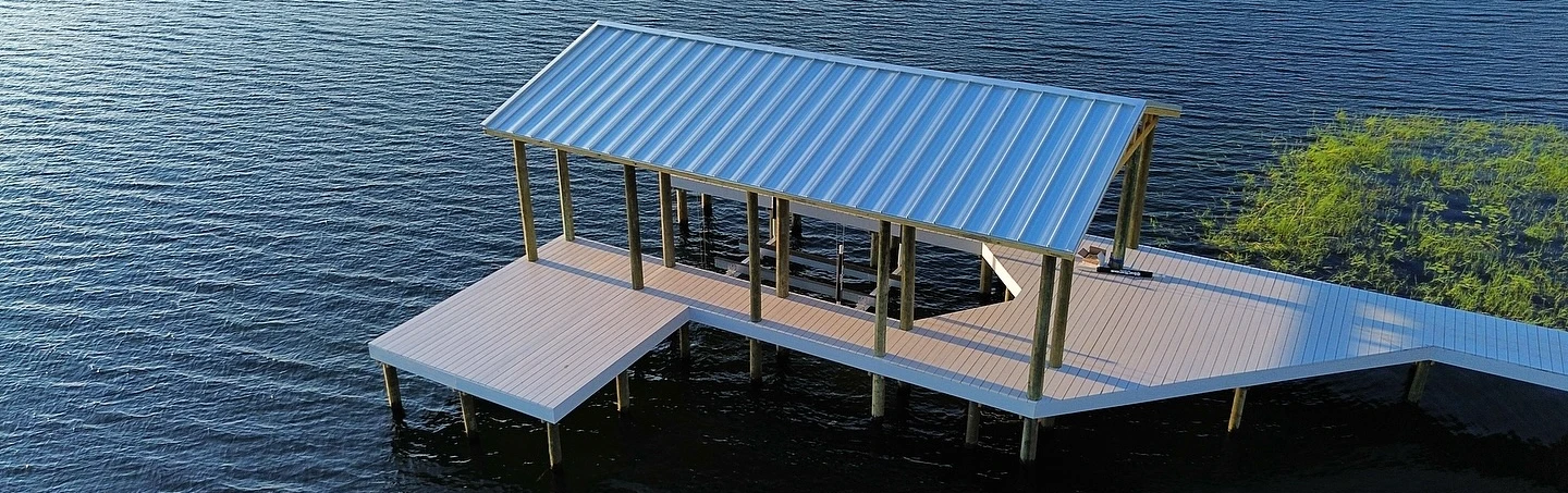 Custom dock built by JSC Contracting in central Florida