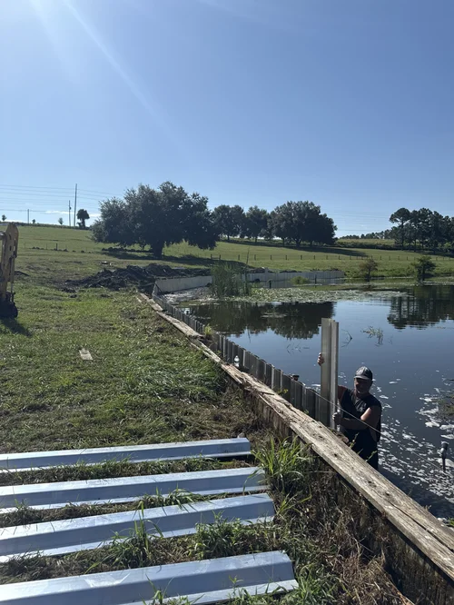 Dock and seawall built as a single system by JSC Contracting