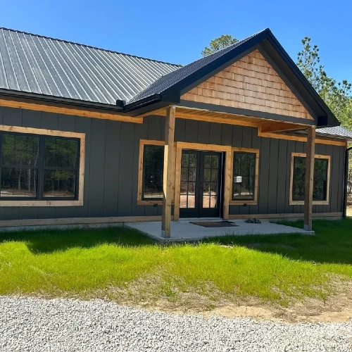 Barndominium board and batten