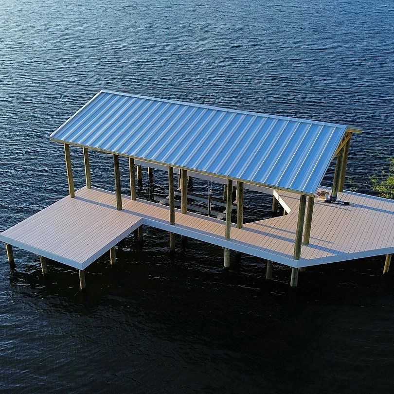 Building a dock and boathouse on lake george