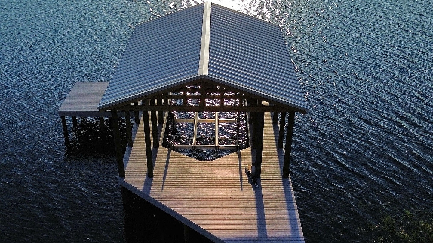 boat house 3 - JSC Contracting Inc Boat Lift Installer