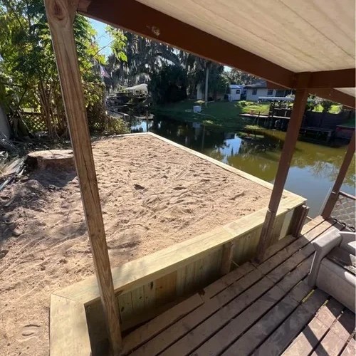 Central Florida residential seawall built by JSC Contracting