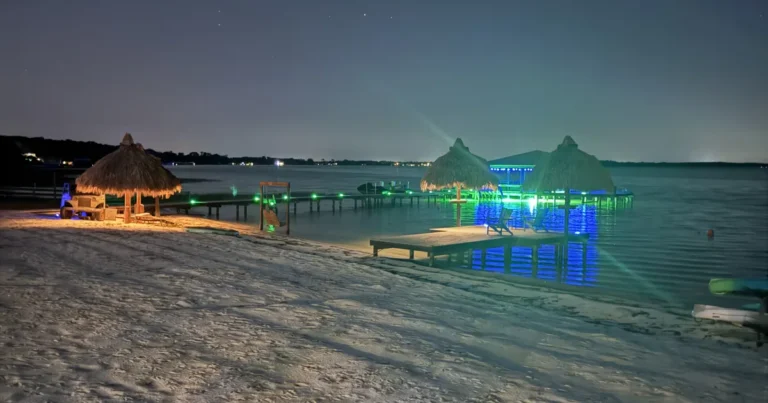 Dock and boathouse on Lake Weir, Florida, built by JSC Contracting