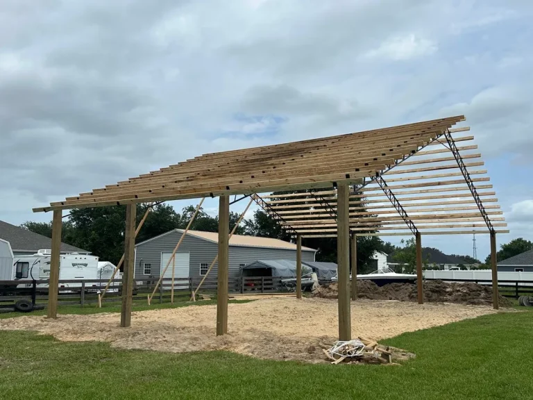 Pole barn built by JSC in Central Florida